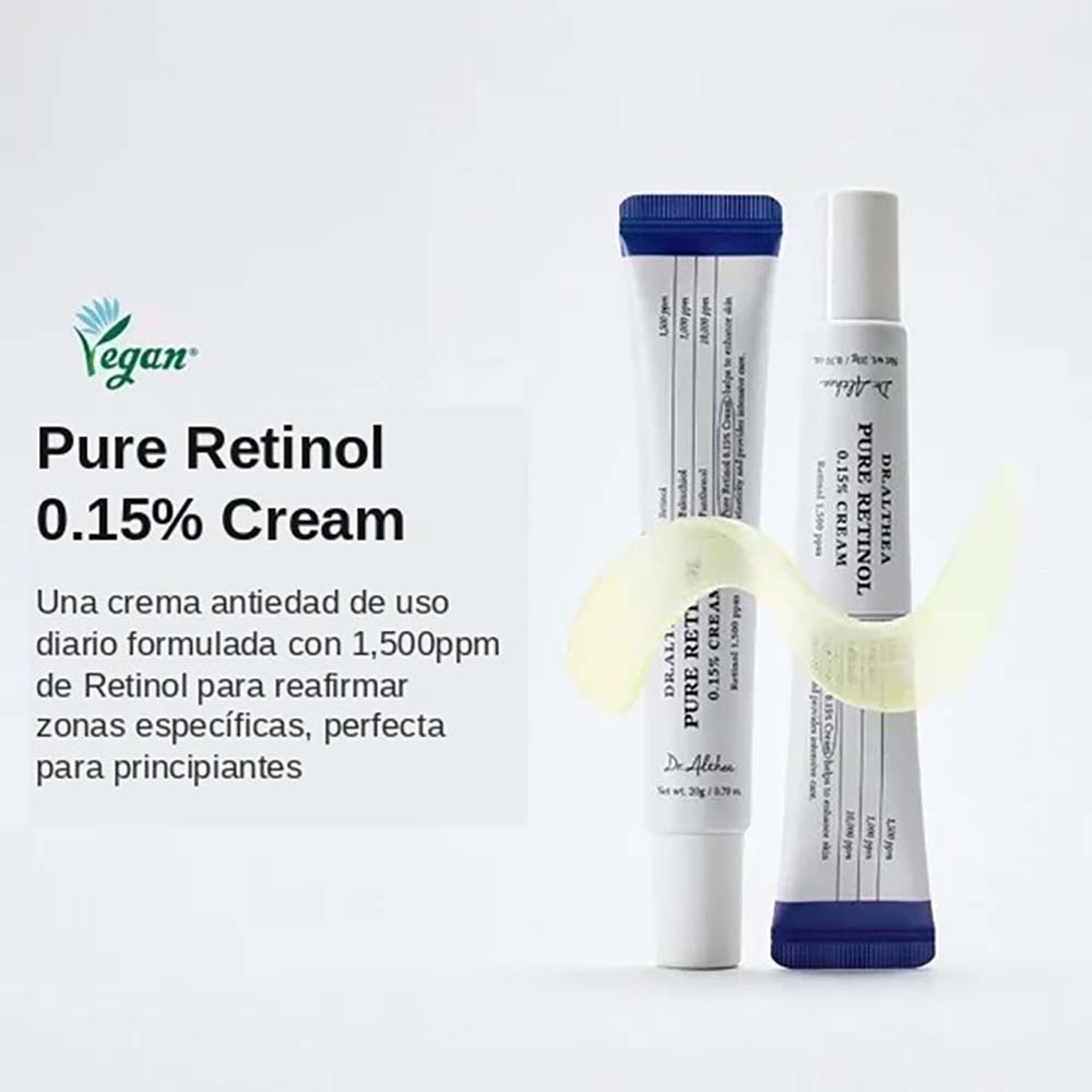 PURE RETINOL 0.15% CREAM DE DR. ALTHEA (CREMA PARA FIRMEZA Y ELASTICIDAD)